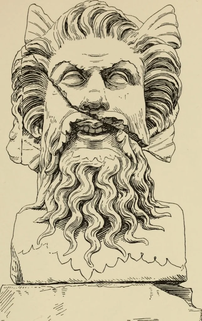 An illustration from Zeus : a study in ancient religion, 1914, leaf 496