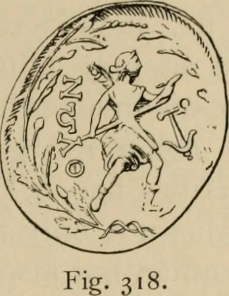 An illustration from Zeus : a study in ancient religion, 1914, leaf 520