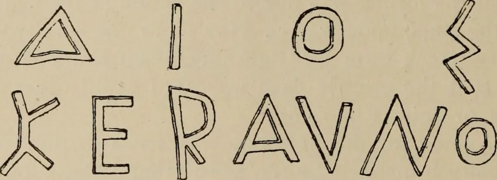An illustration from Zeus : a study in ancient religion, 1914, leaf 59