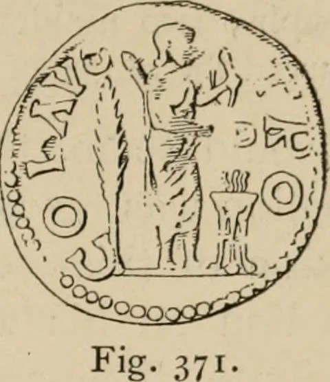 An illustration from Zeus : a study in ancient religion, 1914, leaf 598