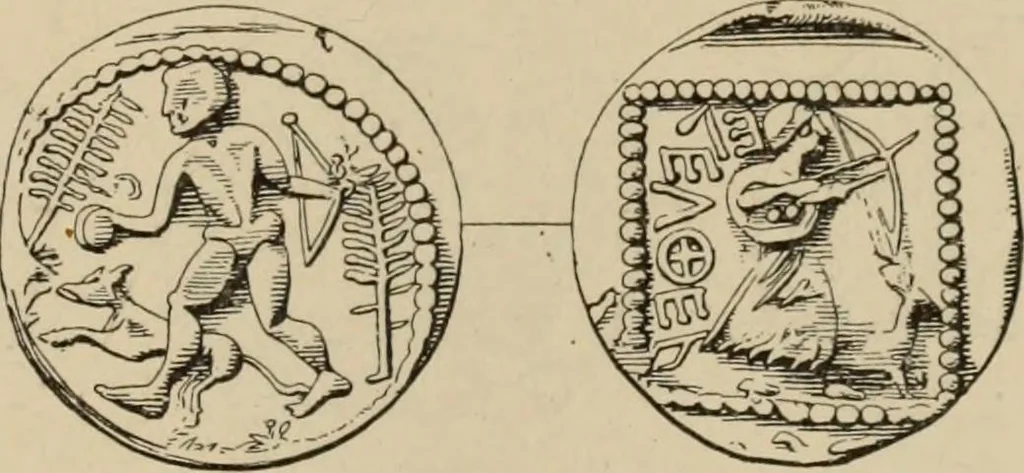 An illustration from Zeus : a study in ancient religion, 1914, leaf 604