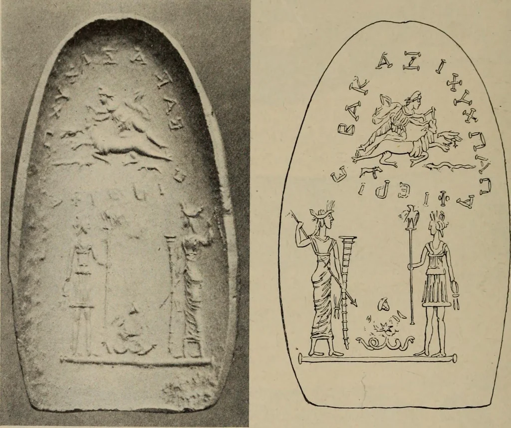 An illustration from Zeus : a study in ancient religion, 1914, leaf 627