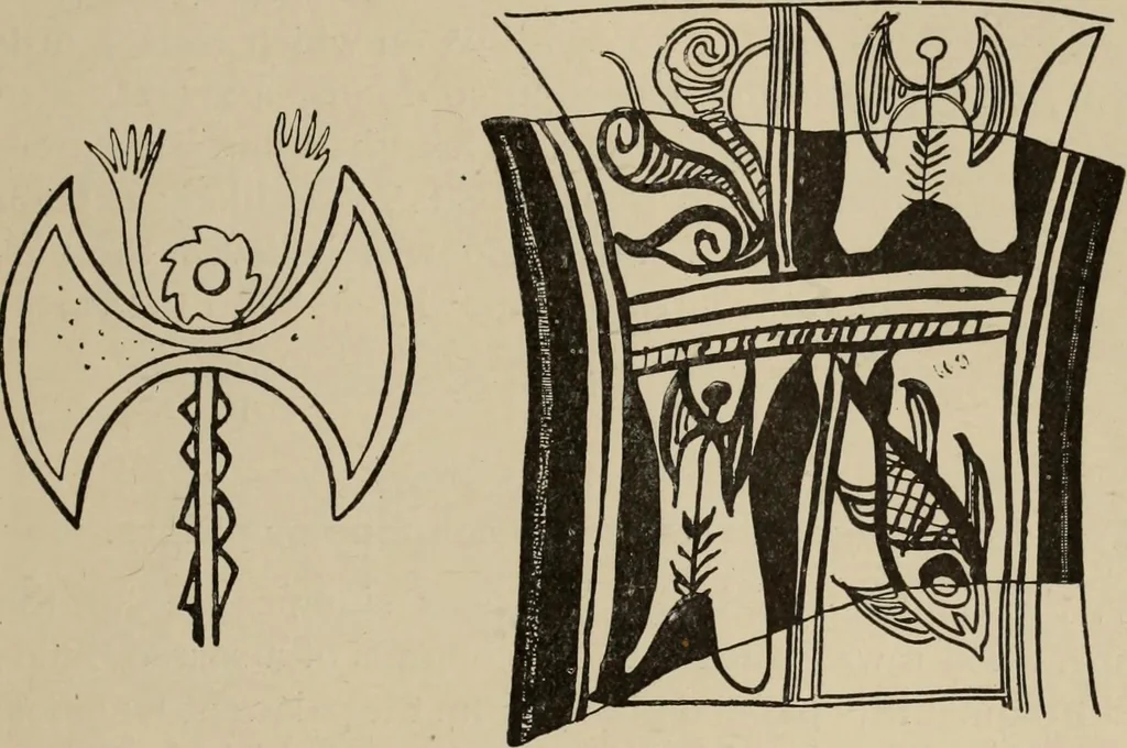 An illustration from Zeus : a study in ancient religion, 1914, leaf 646