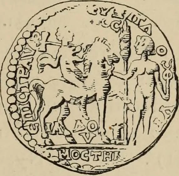 An illustration from Zeus : a study in ancient religion, 1914, leaf 682