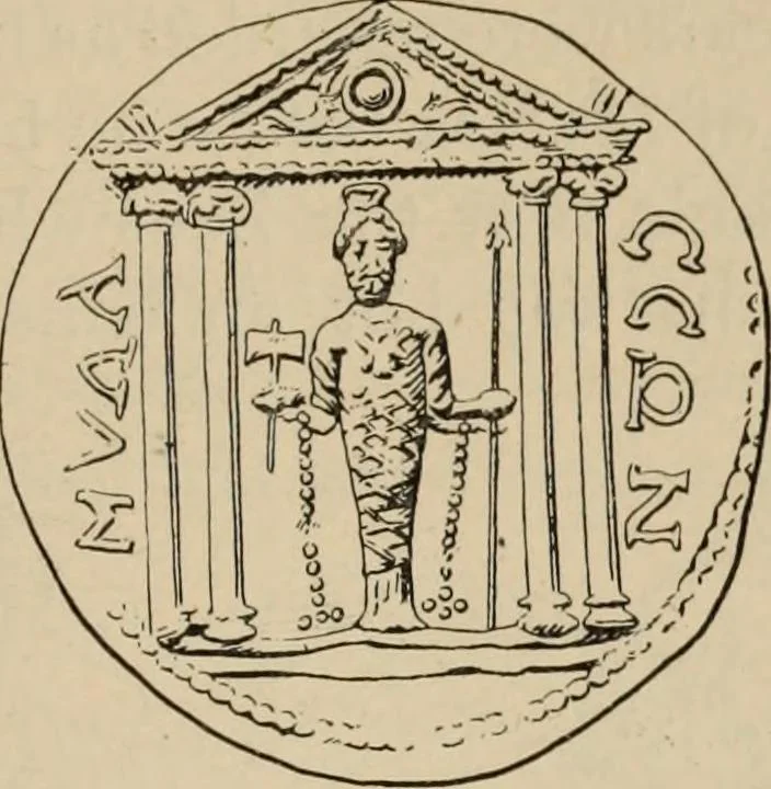 An illustration from Zeus : a study in ancient religion, 1914, leaf 694