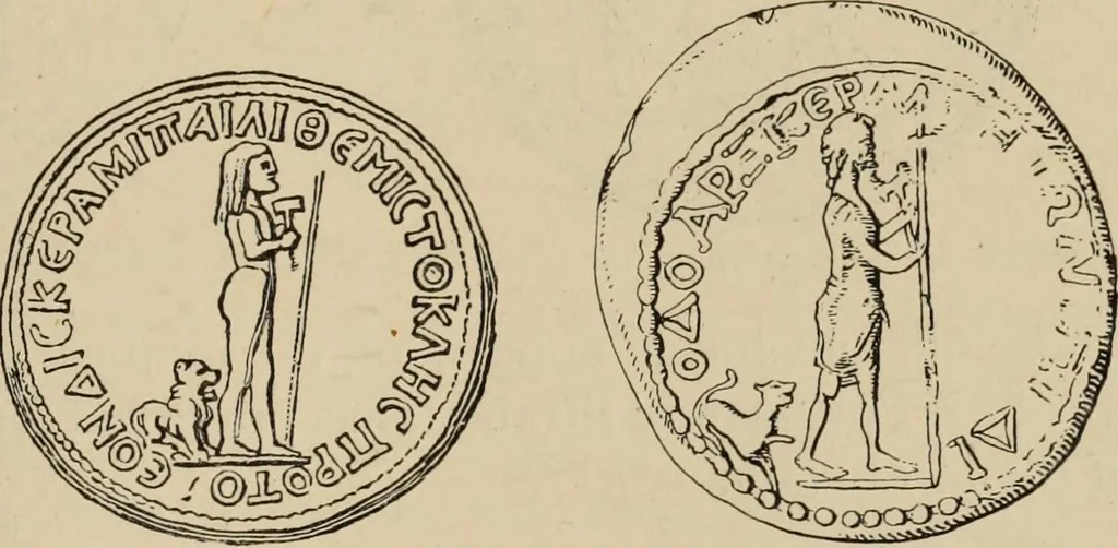 An illustration from Zeus : a study in ancient religion, 1914, leaf 694