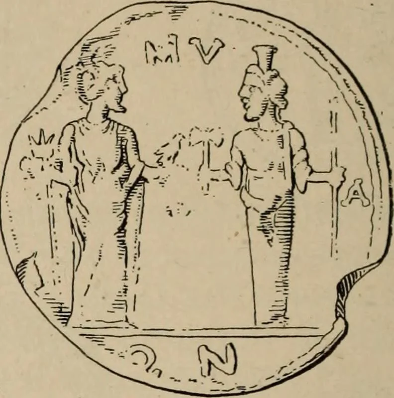 An illustration from Zeus : a study in ancient religion, 1914, leaf 695