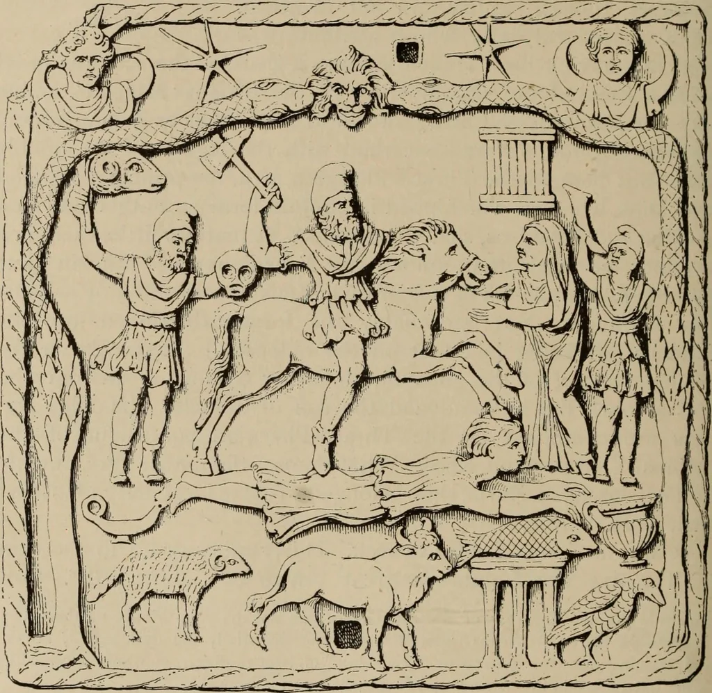 An illustration from Zeus : a study in ancient religion, 1914, leaf 785