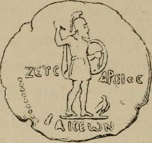 An illustration from Zeus : a study in ancient religion, 1914, leaf 827