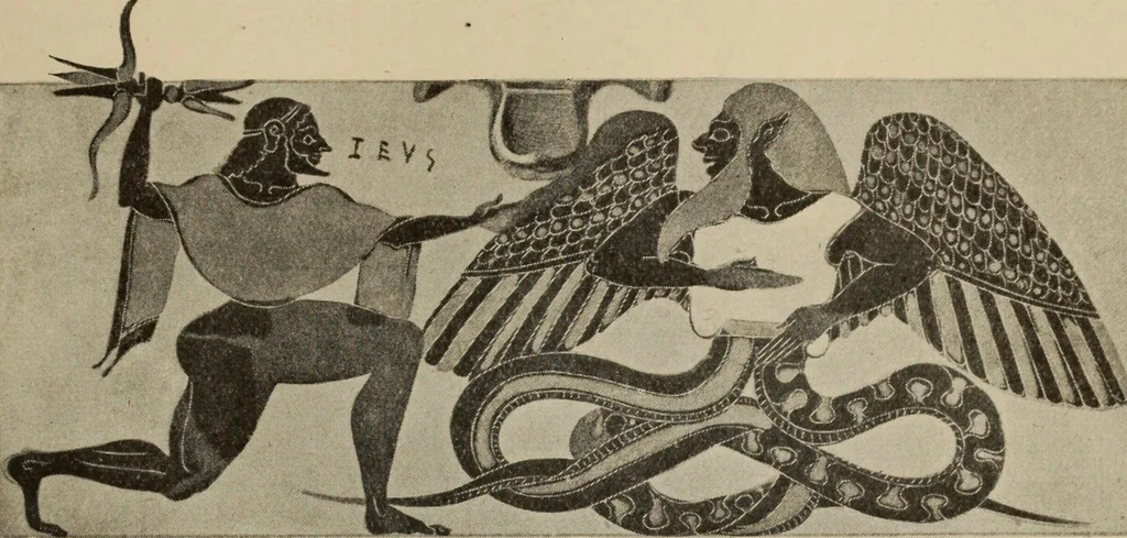 An illustration from Zeus : a study in ancient religion, 1914, leaf 856