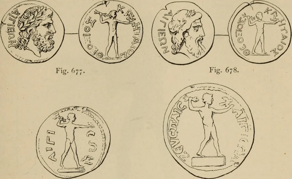 An illustration from Zeus : a study in ancient religion, 1914, leaf 868