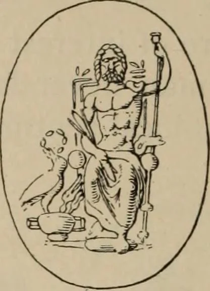 An illustration from Zeus : a study in ancient religion, 1914, leaf 883