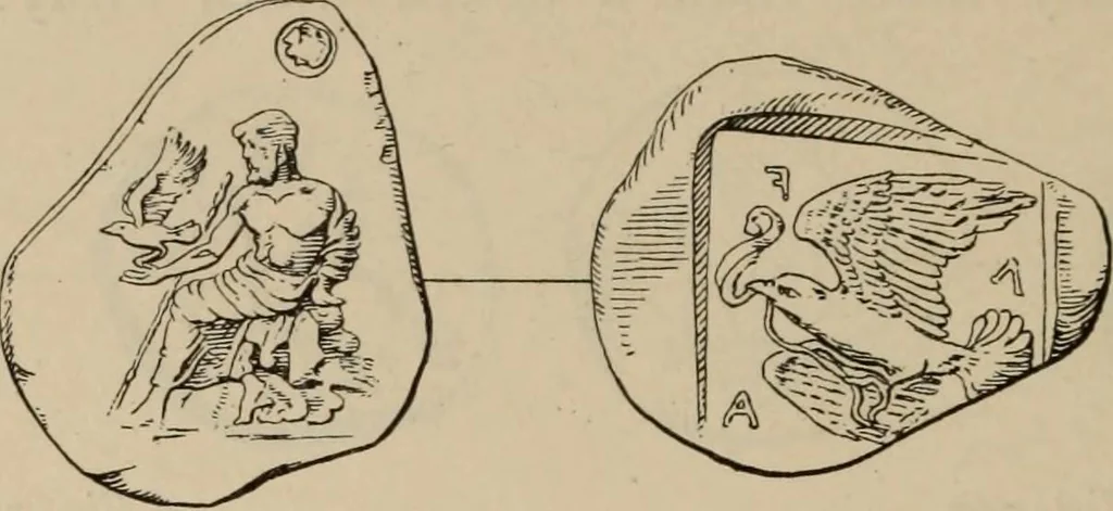 An illustration from Zeus : a study in ancient religion, 1914, leaf 889