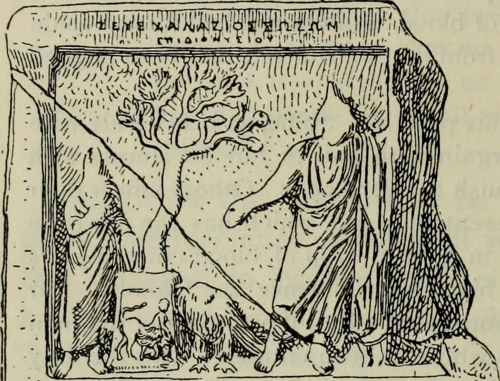 An illustration from Zeus : a study in ancient religion, 1914, leaf 1067