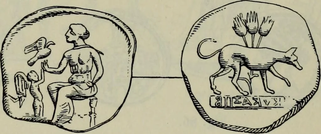 An illustration from Zeus : a study in ancient religion, 1914, leaf 261