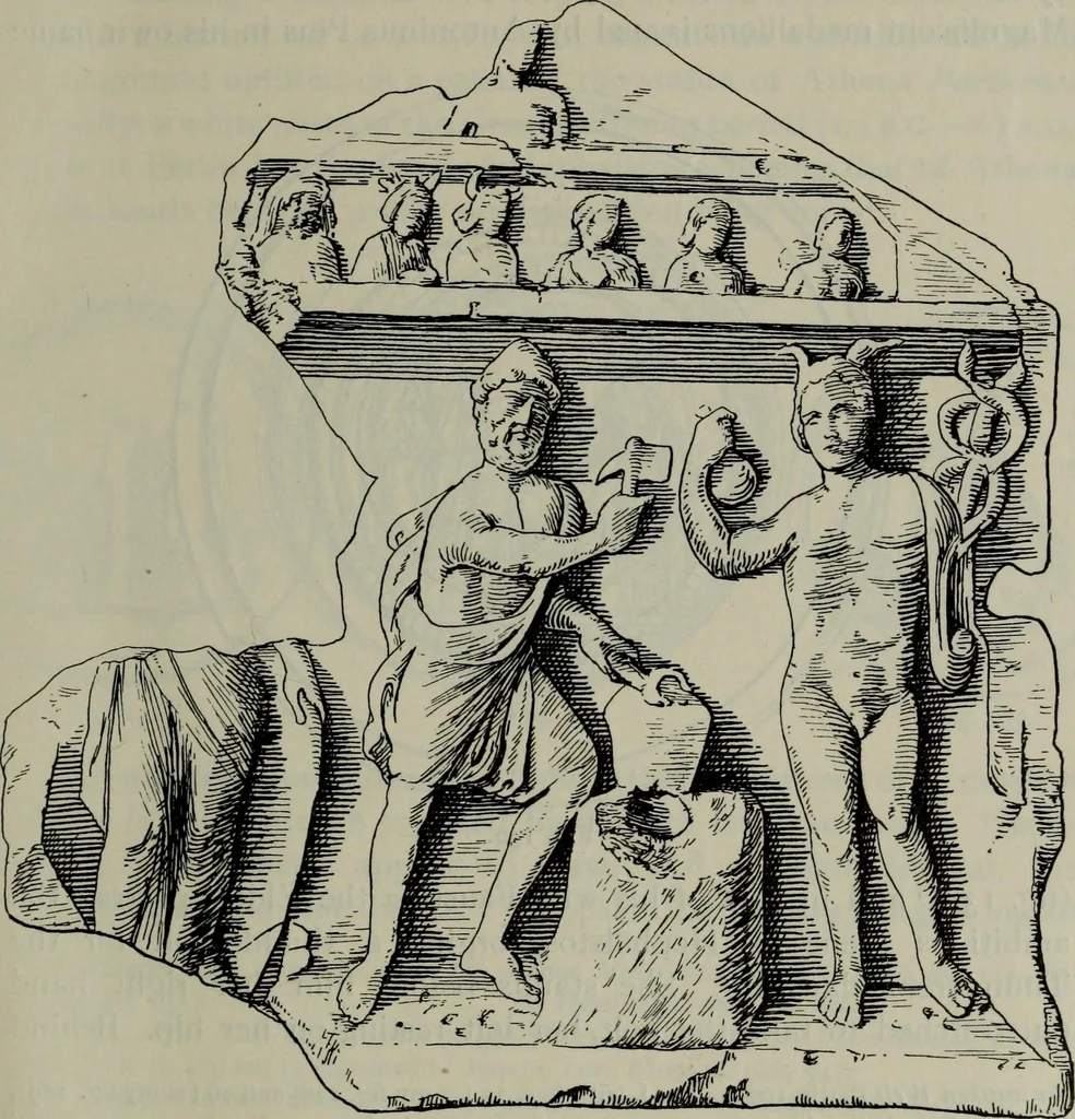 An illustration from Zeus : a study in ancient religion, 1914, leaf 304