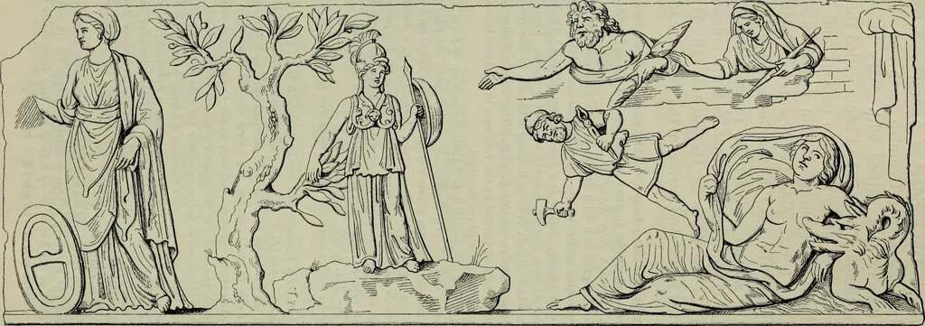 An illustration from Zeus : a study in ancient religion, 1914, leaf 327