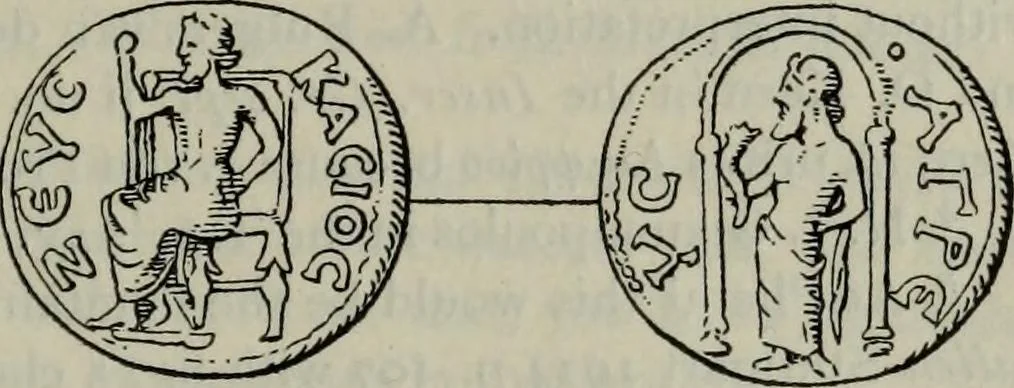An illustration from Zeus : a study in ancient religion, 1914, leaf 371