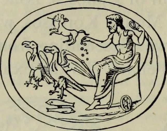 An illustration from Zeus : a study in ancient religion, 1914, leaf 429