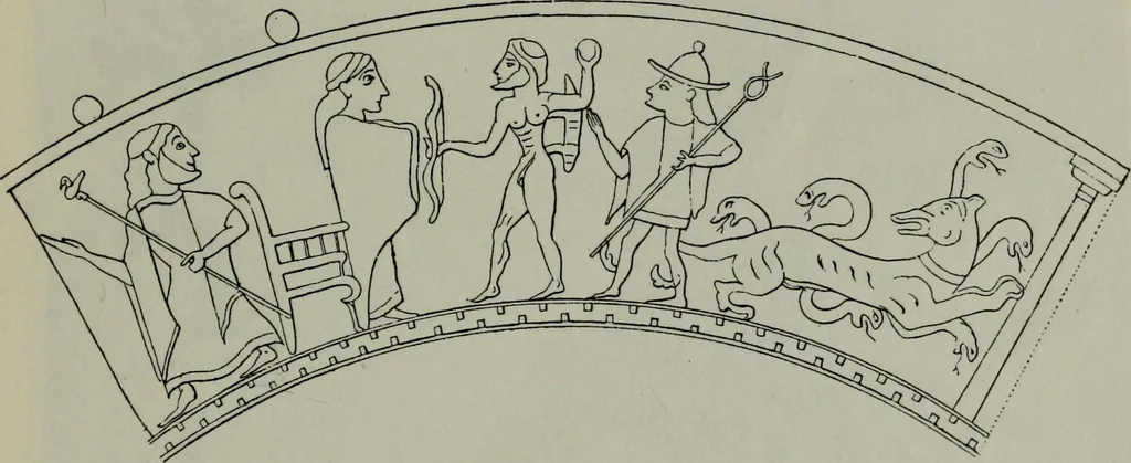 An illustration from Zeus : a study in ancient religion, 1914, leaf 526