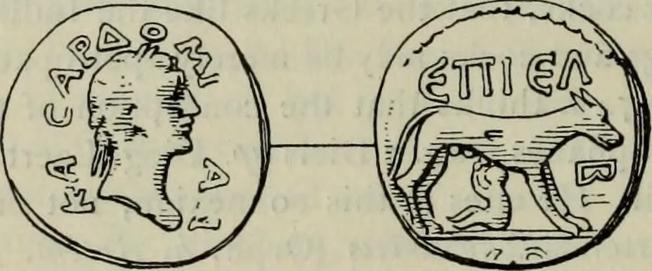 An illustration from Zeus : a study in ancient religion, 1914, leaf 535