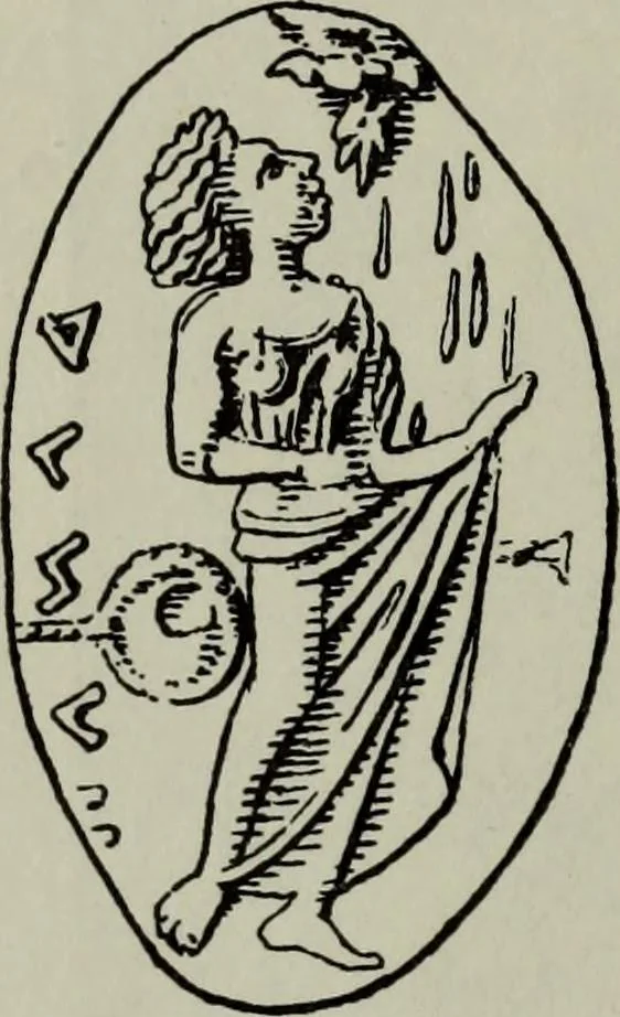 An illustration from Zeus : a study in ancient religion, 1914, leaf 595