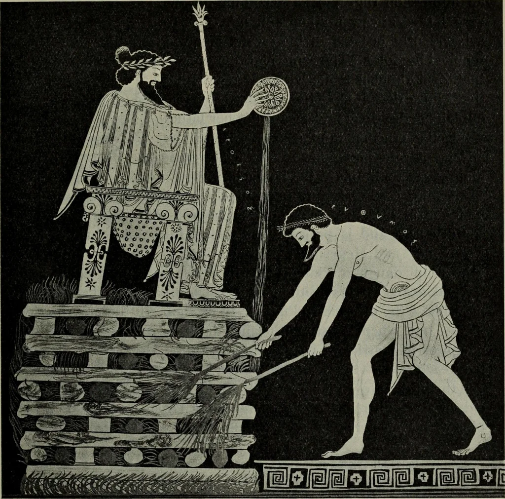 An illustration from Zeus : a study in ancient religion, 1914, leaf 650