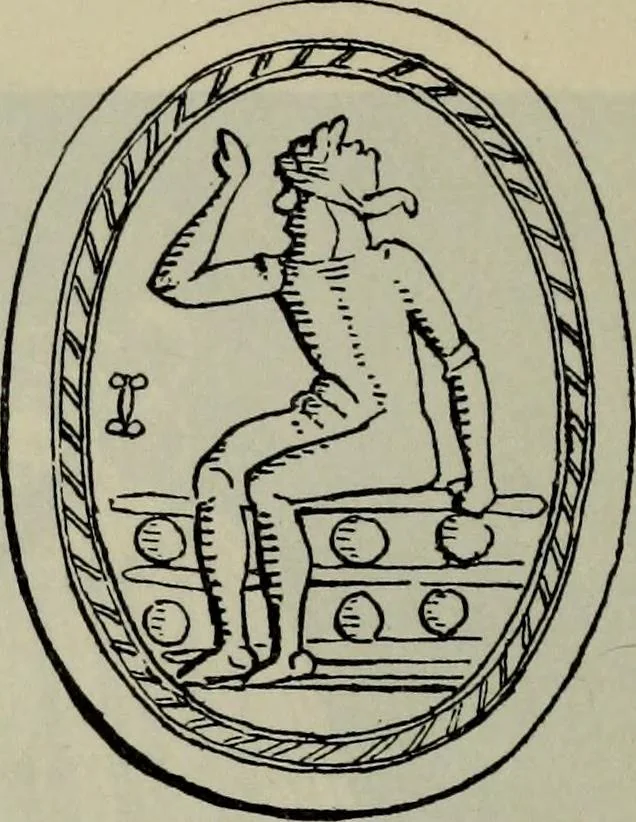 An illustration from Zeus : a study in ancient religion, 1914, leaf 651