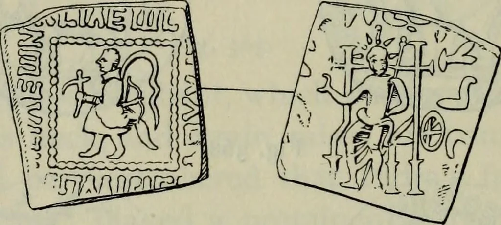An illustration from Zeus : a study in ancient religion, 1914, leaf 683