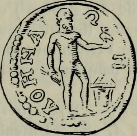 An illustration from Zeus : a study in ancient religion, 1914, leaf 708