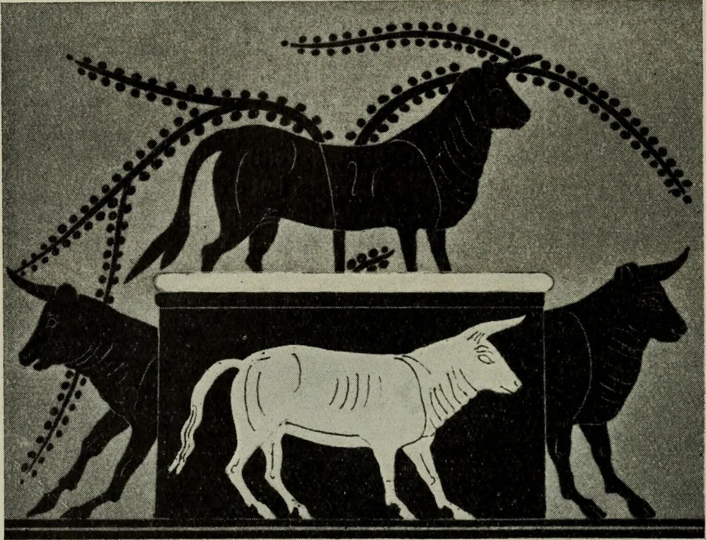 An illustration from Zeus : a study in ancient religion, 1914, leaf 717