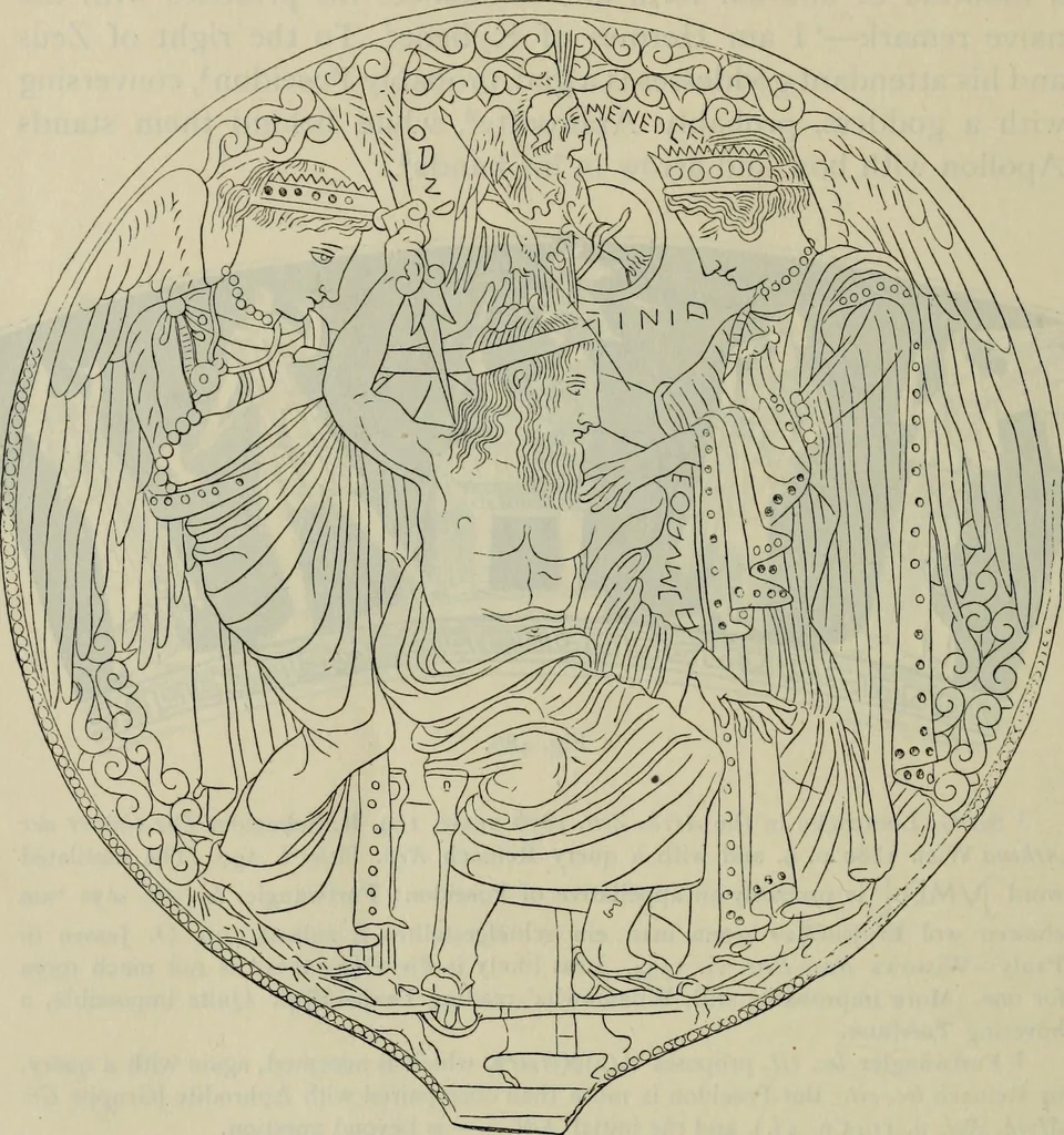 An illustration from Zeus : a study in ancient religion, 1914, leaf 840