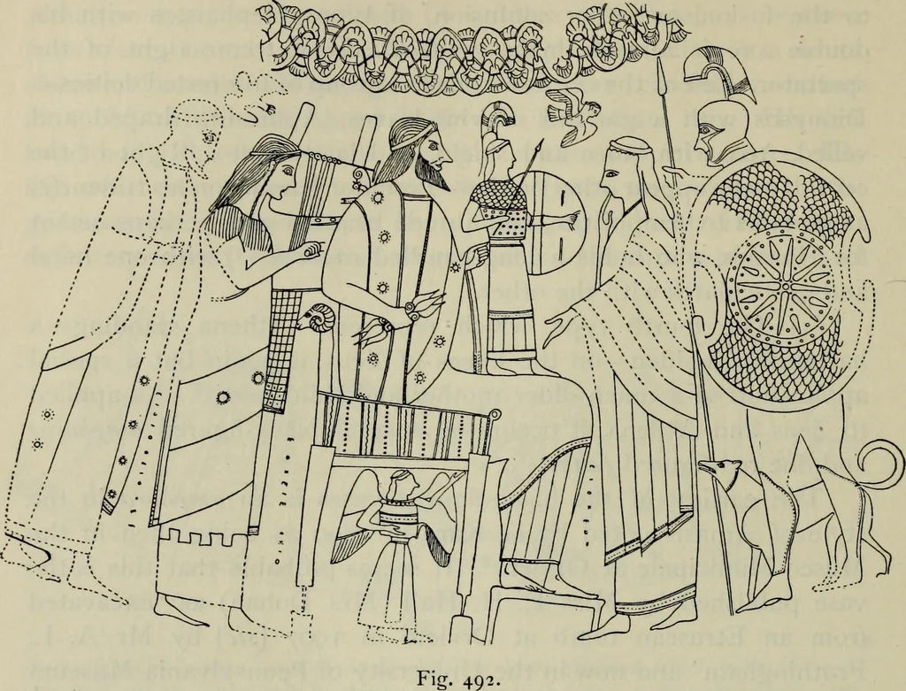 An illustration from Zeus : a study in ancient religion, 1914, leaf 846
