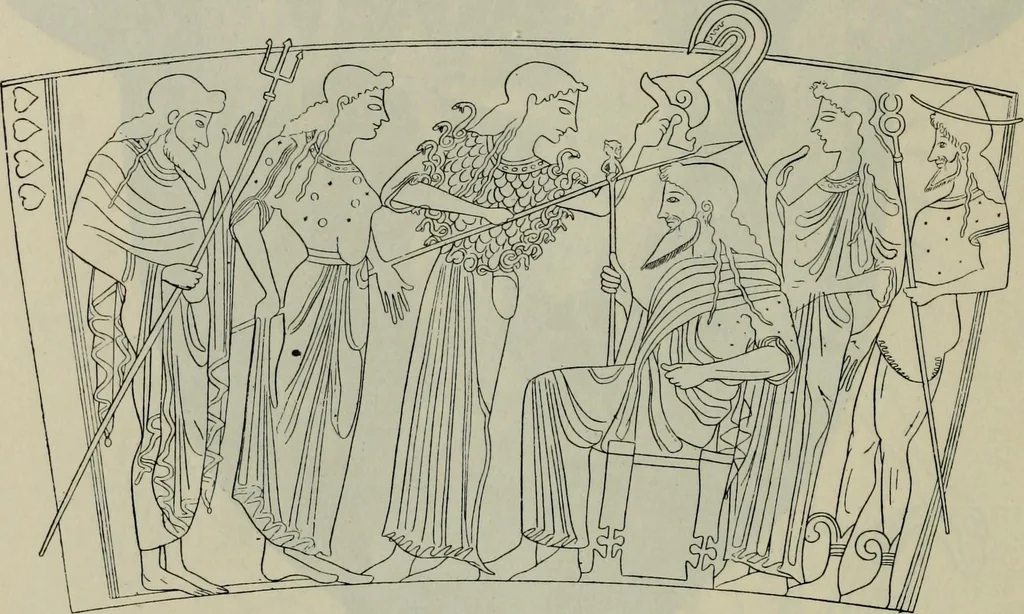 An illustration from Zeus : a study in ancient religion, 1914, leaf 850