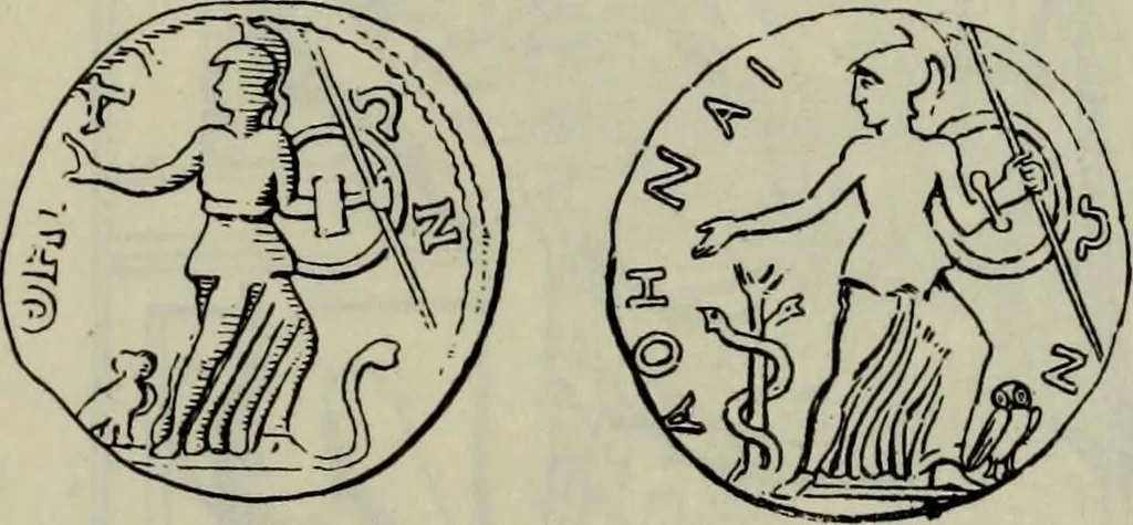 An illustration from Zeus : a study in ancient religion, 1914, leaf 863