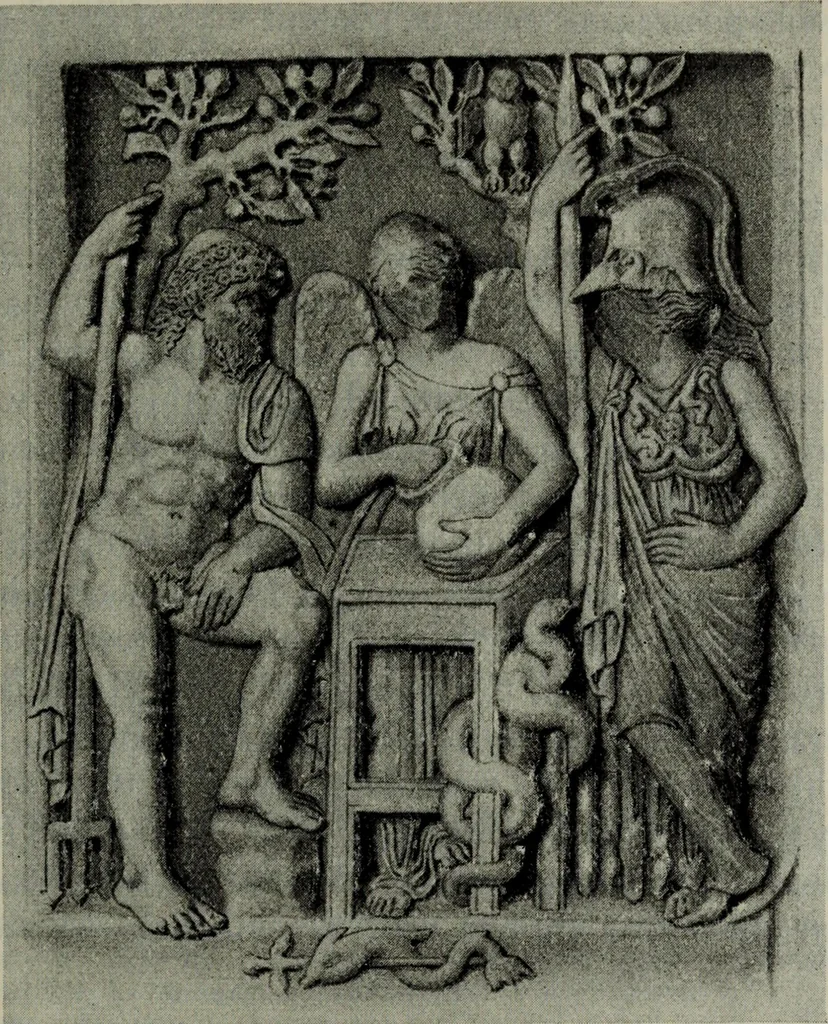 An illustration from Zeus : a study in ancient religion, 1914, leaf 929