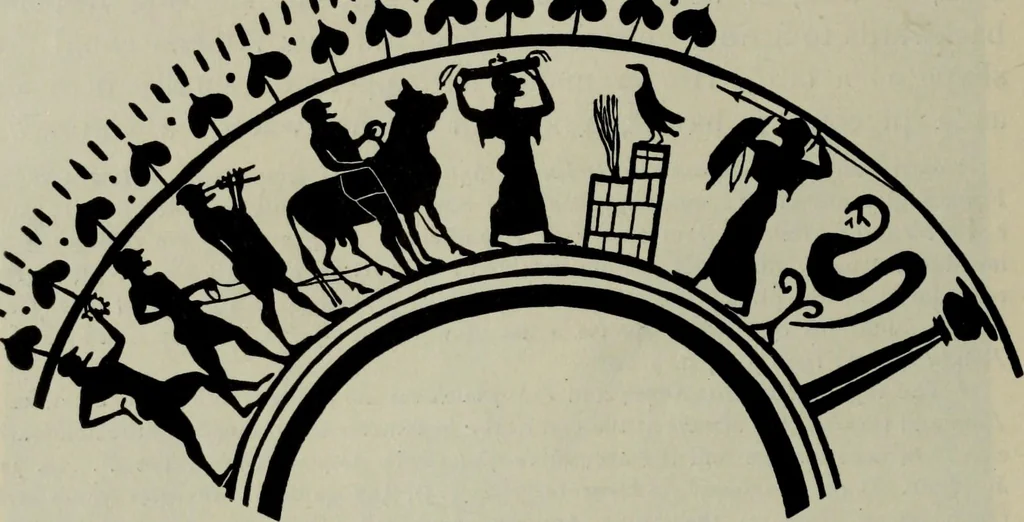 An illustration from Zeus : a study in ancient religion, 1914, leaf 956