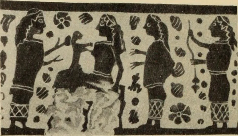 An illustration from Zeus : a study in ancient religion, 1914, leaf 141