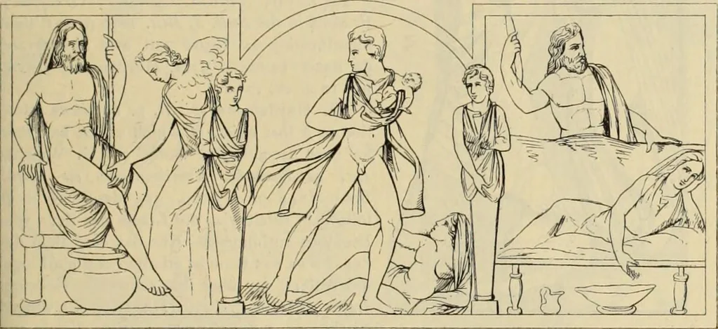 An illustration from Zeus : a study in ancient religion, 1914, leaf 148