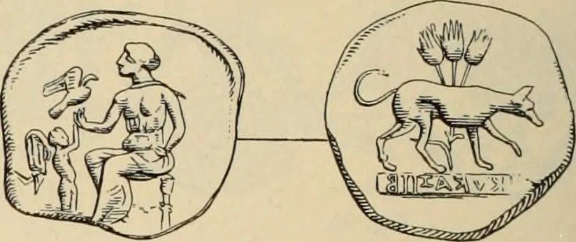 An illustration from Zeus : a study in ancient religion, 1914, leaf 259