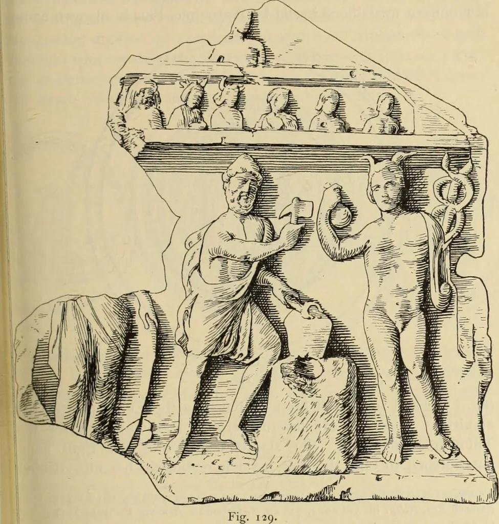 An illustration from Zeus : a study in ancient religion, 1914, leaf 304