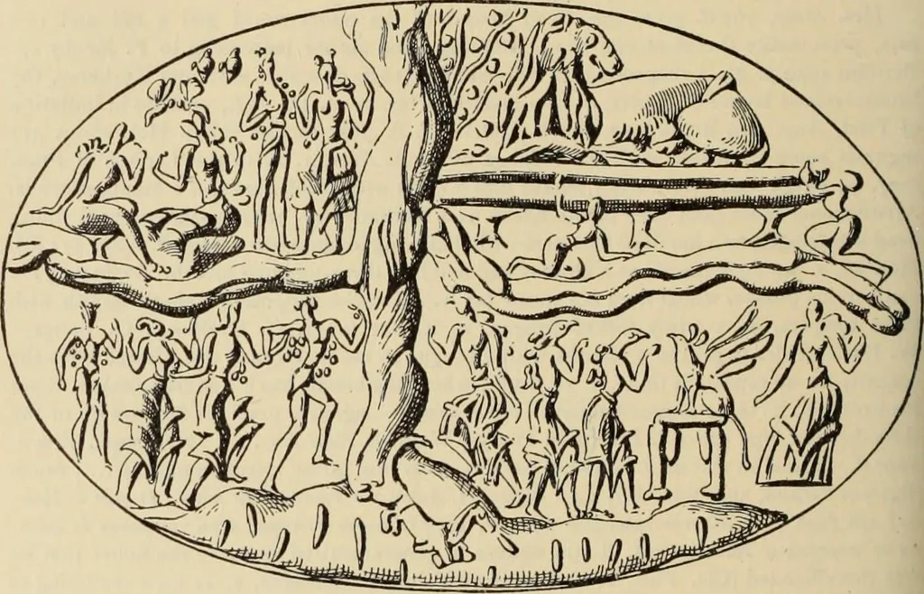 An illustration from Zeus : a study in ancient religion, 1914, leaf 525