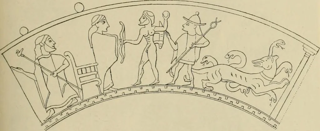 An illustration from Zeus : a study in ancient religion, 1914, leaf 526