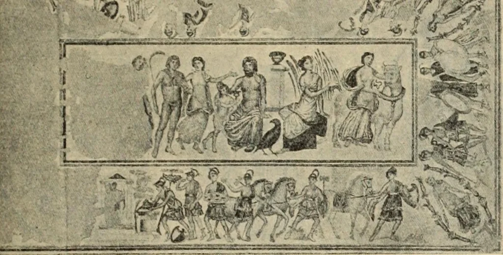 An illustration from Zeus : a study in ancient religion, 1914, leaf 594