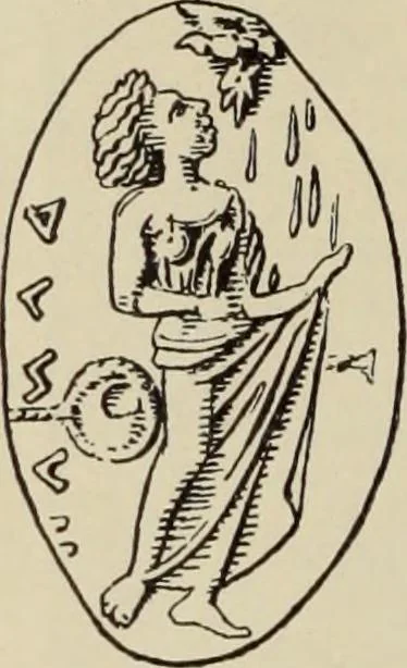 An illustration from Zeus : a study in ancient religion, 1914, leaf 595