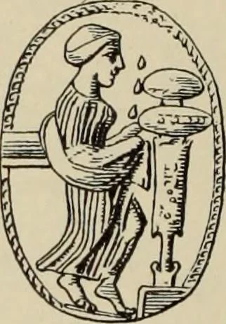 An illustration from Zeus : a study in ancient religion, 1914, leaf 595