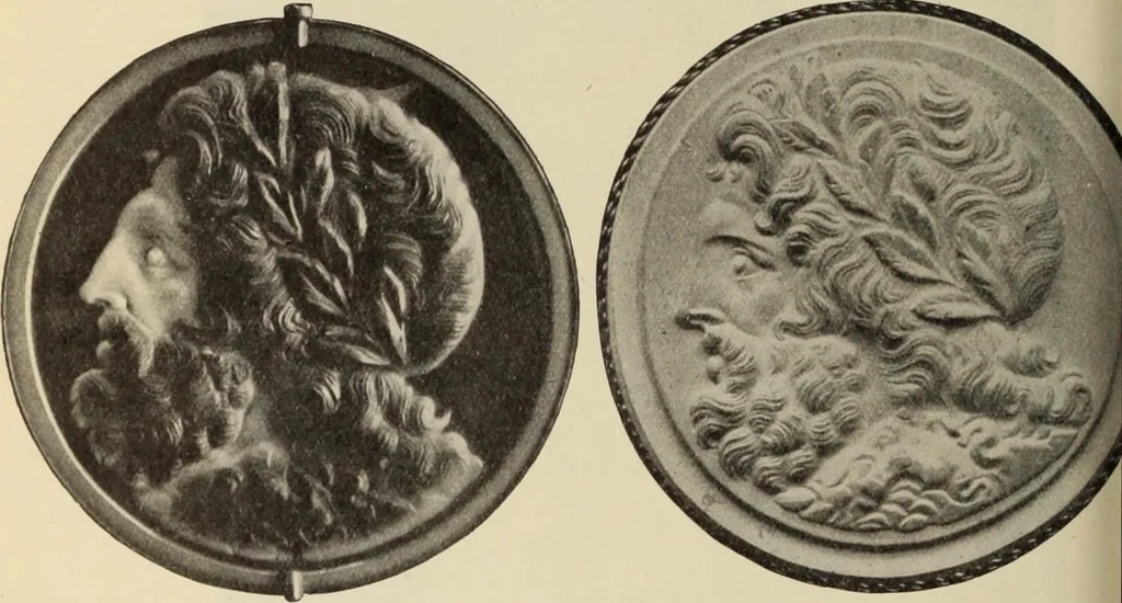 An illustration from Zeus : a study in ancient religion, 1914, leaf 669