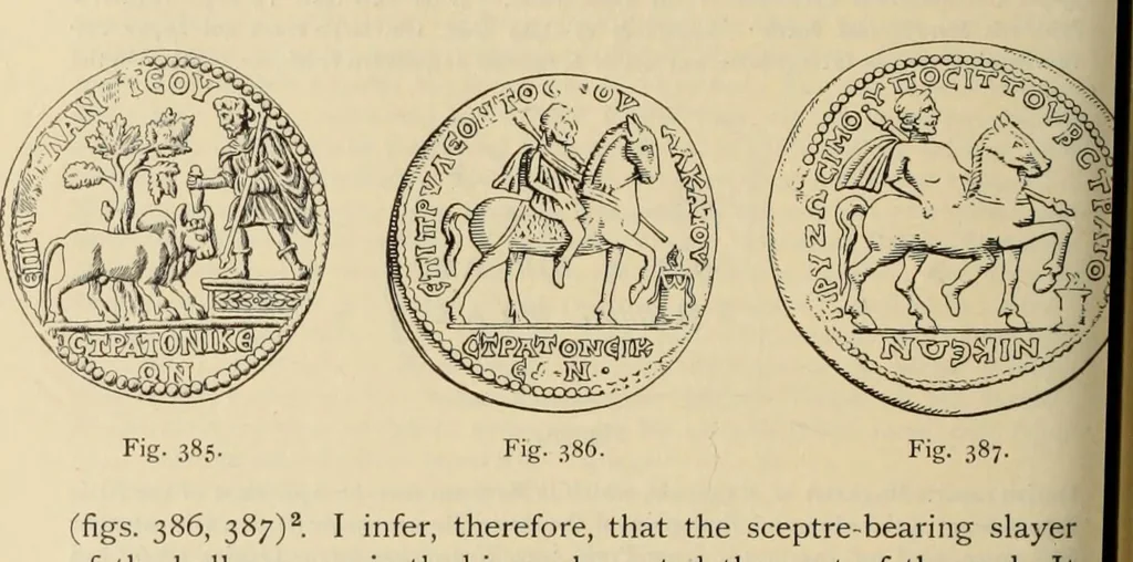 An illustration from Zeus : a study in ancient religion, 1914, leaf 703