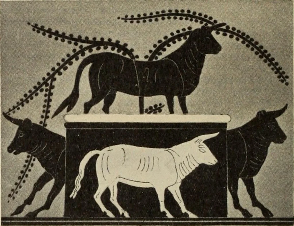 An illustration from Zeus : a study in ancient religion, 1914, leaf 717