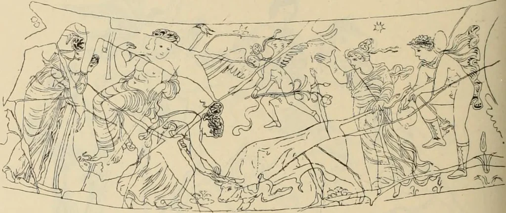 An illustration from Zeus : a study in ancient religion, 1914, leaf 761